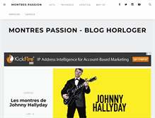 Tablet Screenshot of montres-passion.fr